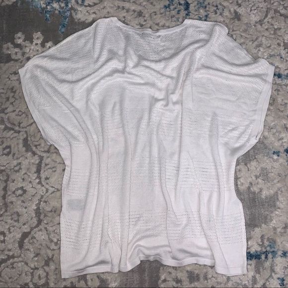 Rag&bone white Knit Mesh Drop Top - Picture 4 of 4